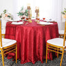Elegant Round Pintuck Taffeta Table Cover