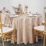 Elegant Round Pintuck Taffeta Table Cover