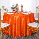 Luxury Round Pintuck Taffeta Tablecloth
