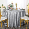 Luxury Round Pintuck Taffeta Tablecloth