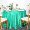 Luxury Round Pintuck Taffeta Tablecloth