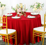 Round Scuba Tablecloth 120" Red