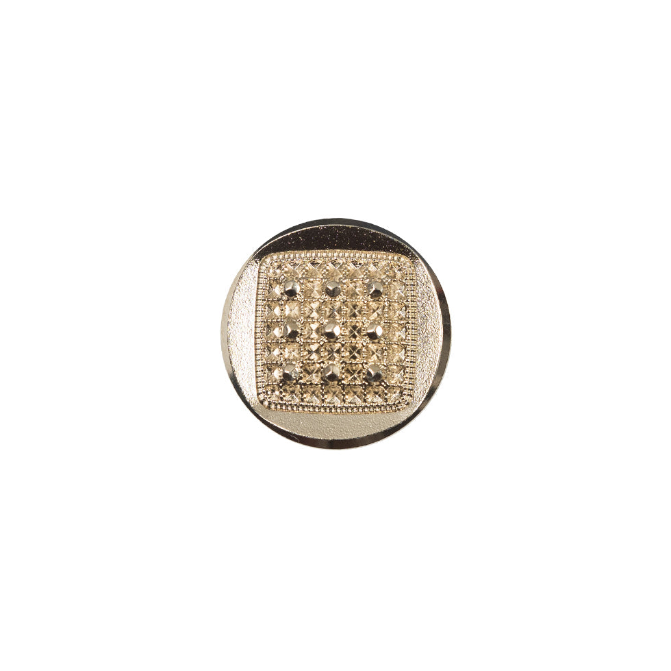 Italian Gold Shank Back Plastic Button - 20L/12.5mm