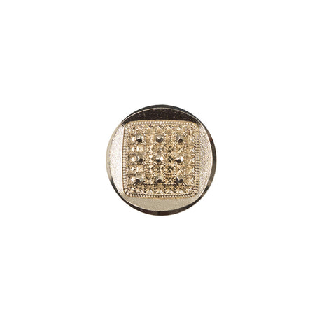 Italian Gold Shank Back Plastic Button - 20L/12.5mm