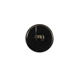 Italian Gunmetal Shank Back Plastic Button - 24L/15mm