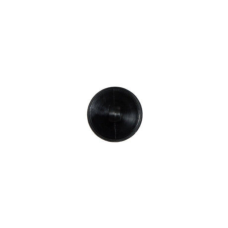 Italian Black Floral Nylon Button - 16L/10mm