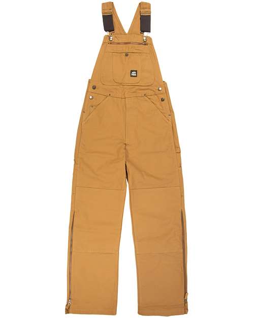 Berne Apparel Men's Slab Unlined Duck Bib Overall