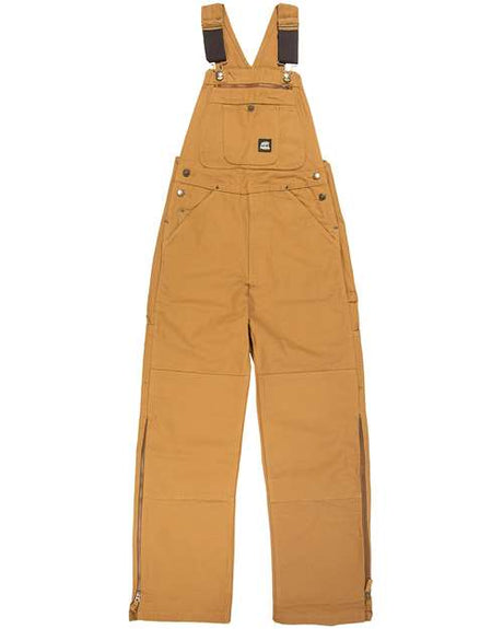 Berne Apparel Men's Slab Unlined Duck Bib Overall
