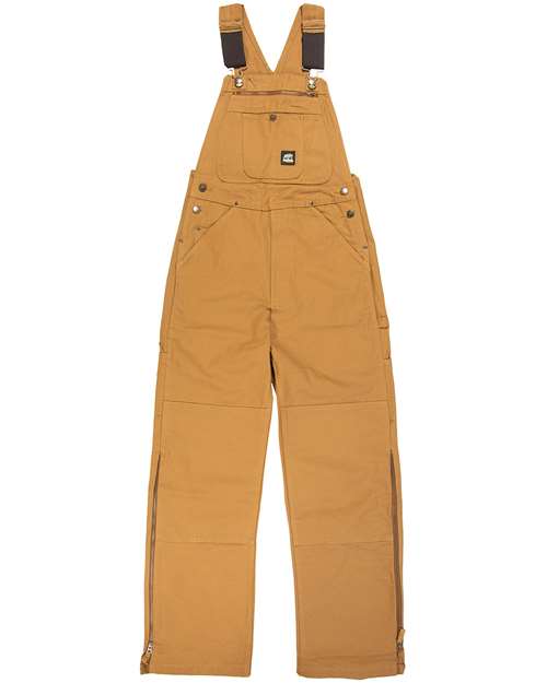 Berne Apparel Men's Slab Unlined Duck Bib Overall