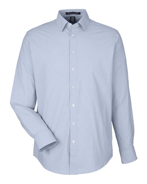 Devon & Jones Men's CrownLux Performance Microstripe Dress Shirt