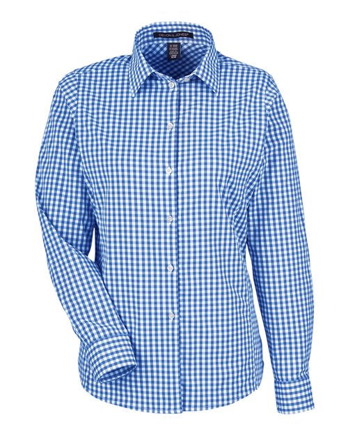 Women's CrownLux Performance Gingham Dress Shirt