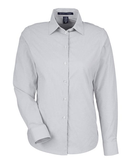 Women's CrownLux Performance Microstripe Dress Shirt