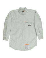 Berne Apparel Men's Flame-Resistant Down Plaid Work Shirt