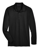Devon & Jones Men's Tall CrownLux Performance Plaited Long Sleeve Polo