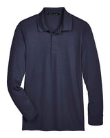 Devon & Jones Men's Tall CrownLux Performance Plaited Long Sleeve Polo