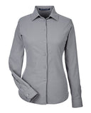 Women's CrownLux Performance Tonal Mini Check Woven Dress Shirt