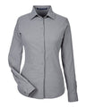 Women's CrownLux Performance Tonal Mini Check Woven Dress Shirt