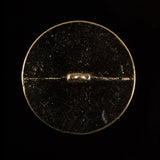 Italian Red and Gold Metal Button - 44L/28mm