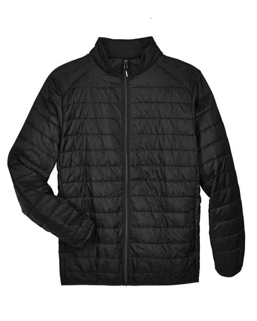 CORE365 Mens Tall Prevail Packable Puffer Jacket extended fit lightweight warm puffer coat