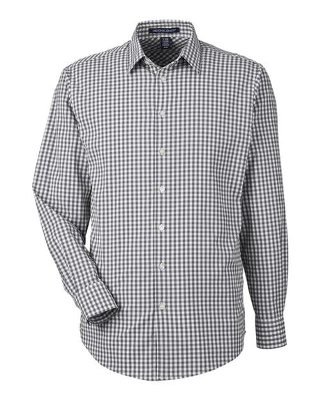 Devon & Jones Men's CrownLux Performance Gingham Dress Shirt