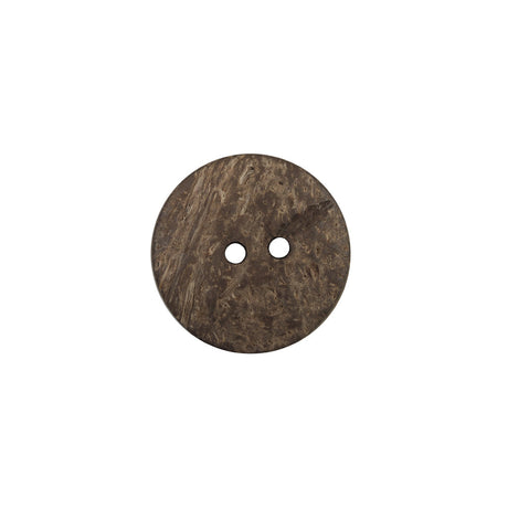 Italian Metallic Gold Floral Coconut Button - 24L/15mm