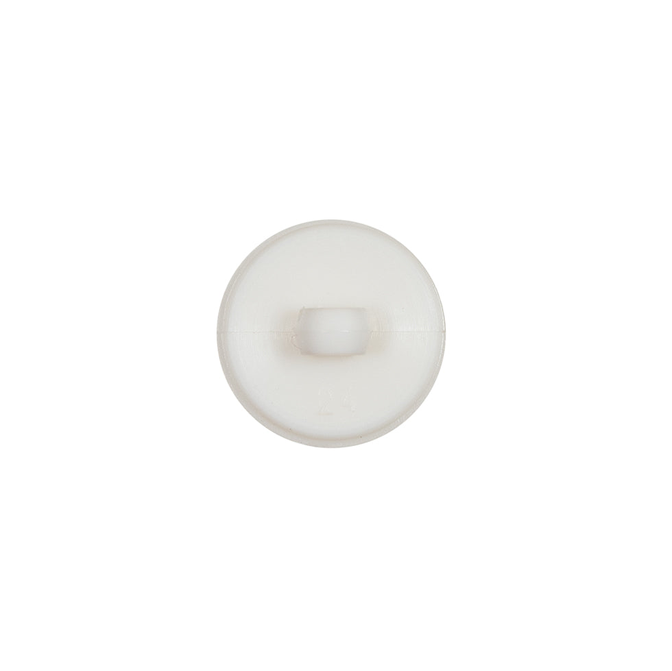 Italian Ivory Floral Nylon Button with Rhinestone Core - 20L/12.5mm