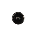 Italian Gunmetal Chrome Plated Floral Nylon Button - 20L/12.5mm