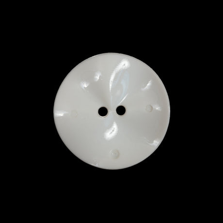 Italian Ivory Textured Wave Button - 36L/23mm