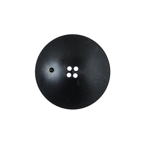 Italian Black and Natural Textured 4-Hole Button - 36L/23mm