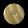 Italian Beige Striated Plastic Button - 48L/30.5mm