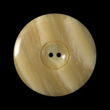 Italian Beige Striated Plastic Button - 48L/30.5mm