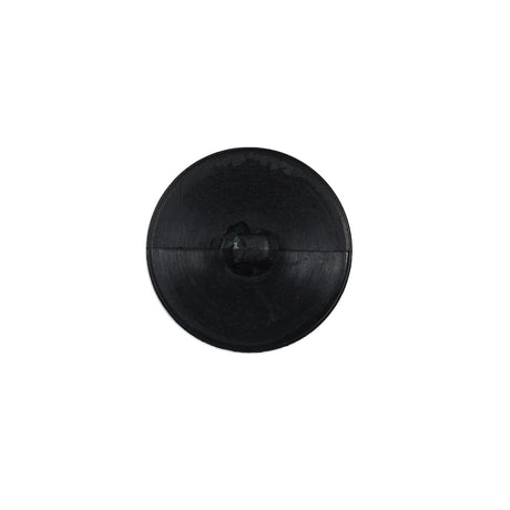 Italian Black Textured Plastic Button - 24L/15mm