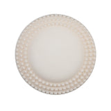 Italian Beige Textured Plastic Button - 44L/28mm