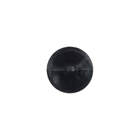 Italian Black Shank Back Plastic Button - 20L/12.5mm