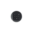 Italian Black Shank Back Plastic Button - 20L/12.5mm