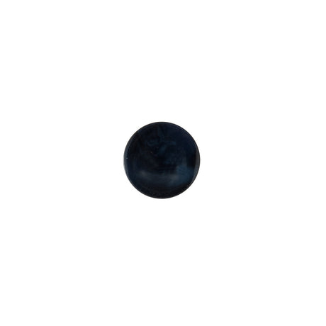 Italian Navy Glossy Shank Back Button - 14L/9mm