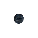 Italian Navy Glossy Shank Back Button - 16L/10mm