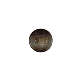 Italian Light Brown Glossy Shank Back Button - 18L/11.5mm