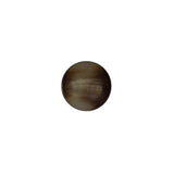 Italian Light Brown Glossy Shank Back Button - 18L/11.5mm