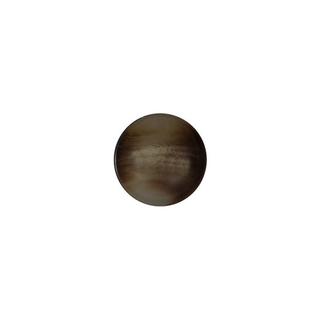 Italian Light Brown Glossy Shank Back Button - 18L/11.5mm