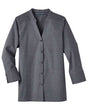 Women's Crown Collection Stretch Pinpoint Chambray Three-Quarter Sleeve Shirt