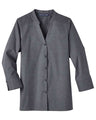 Women's Crown Collection Stretch Pinpoint Chambray Three-Quarter Sleeve Shirt
