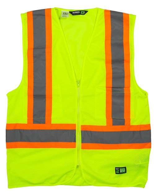 Men's Hi-Vis Class 2 Multi-Color Safety Vest
