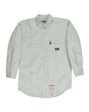 Men's Tall Flame-Resistant Plaid Work Shirt