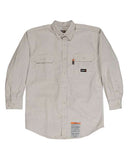 Men's Tall Flame-Resistant Plaid Work Shirt