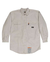 Men's Tall Flame-Resistant Plaid Work Shirt