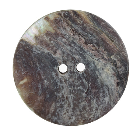 Italian Orange 2-Hole Shell Button - 54L/34mm