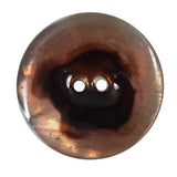 Italian Orange 2-Hole Shell Button - 54L/34mm