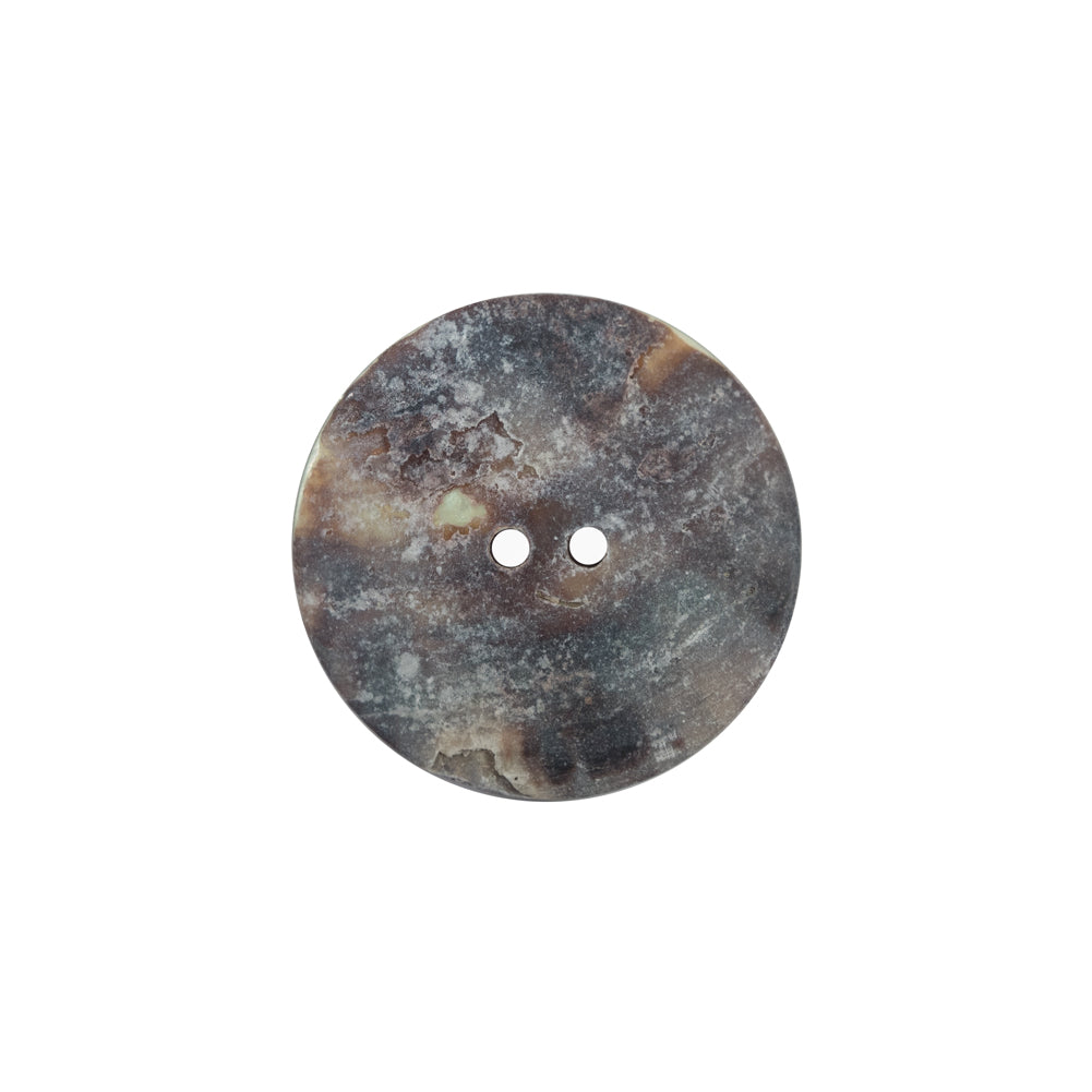 Italian Red 2-Hole Shell Button - 32L/20mm