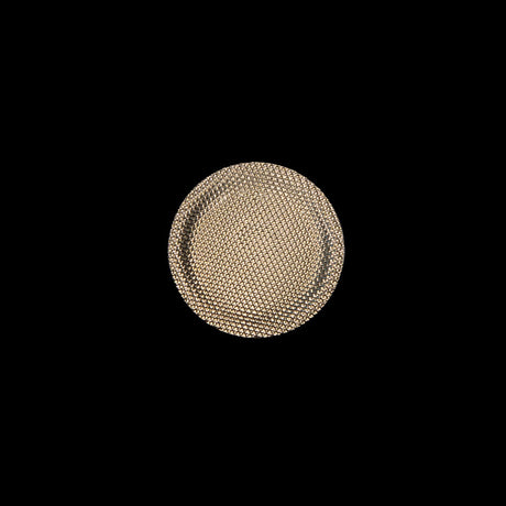 Italian Gold Chrome Plated Plastic Button - 20L/12.5mm